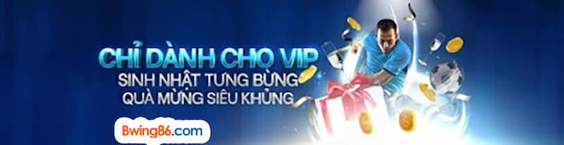 Các cấp độ khi trở thành VIP Bwing